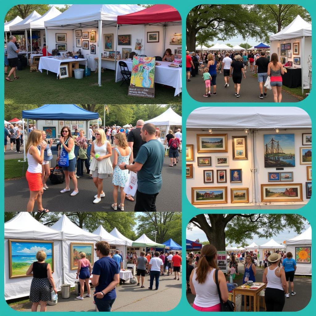 Vibrant art displays at the Sanford Festival of the Arts