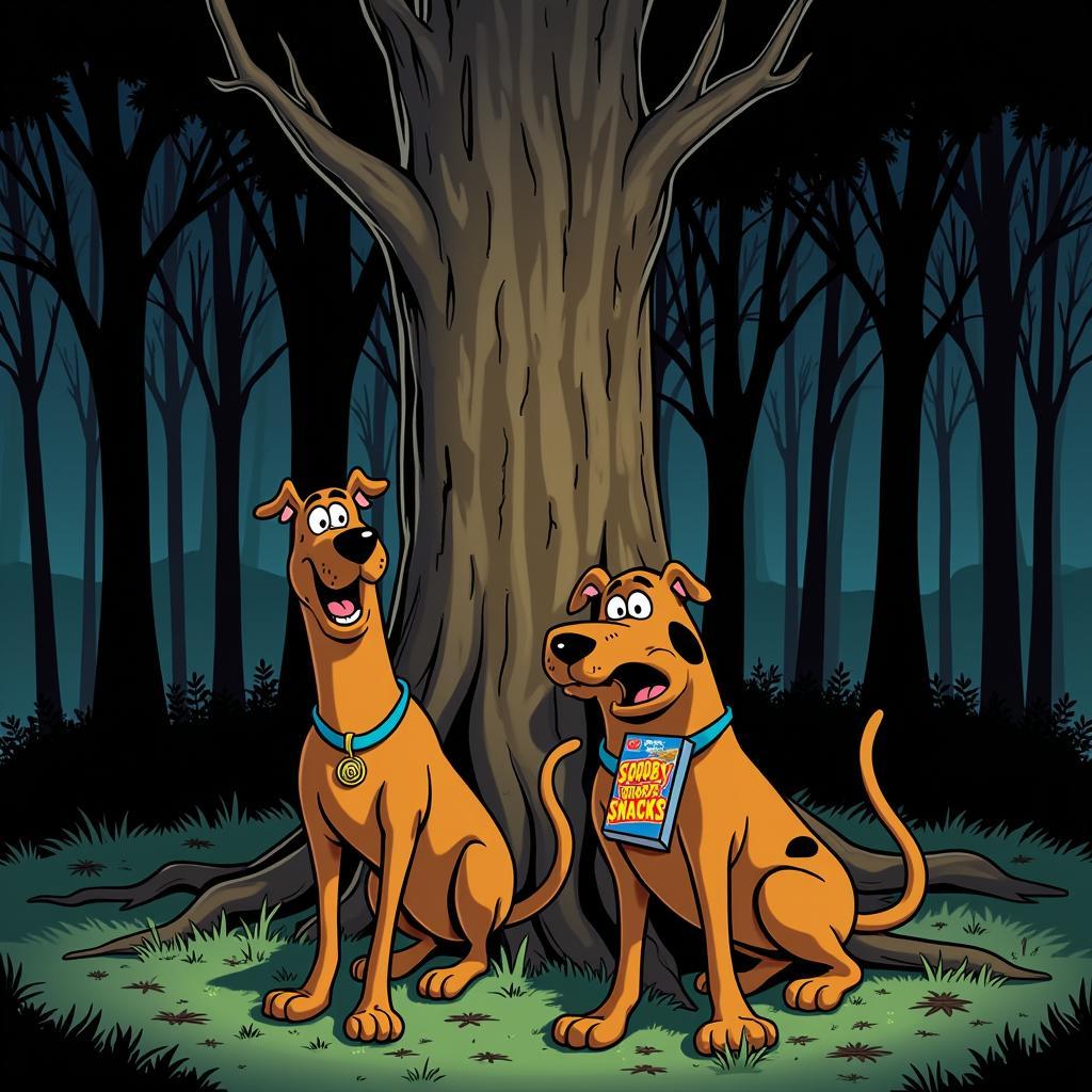 Scooby Doo and Shaggy Vector Art