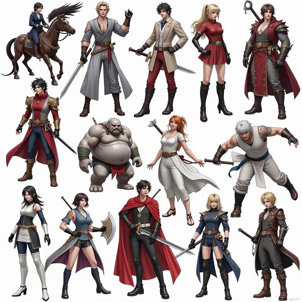 Diversity of Soul Calibur Fan Art