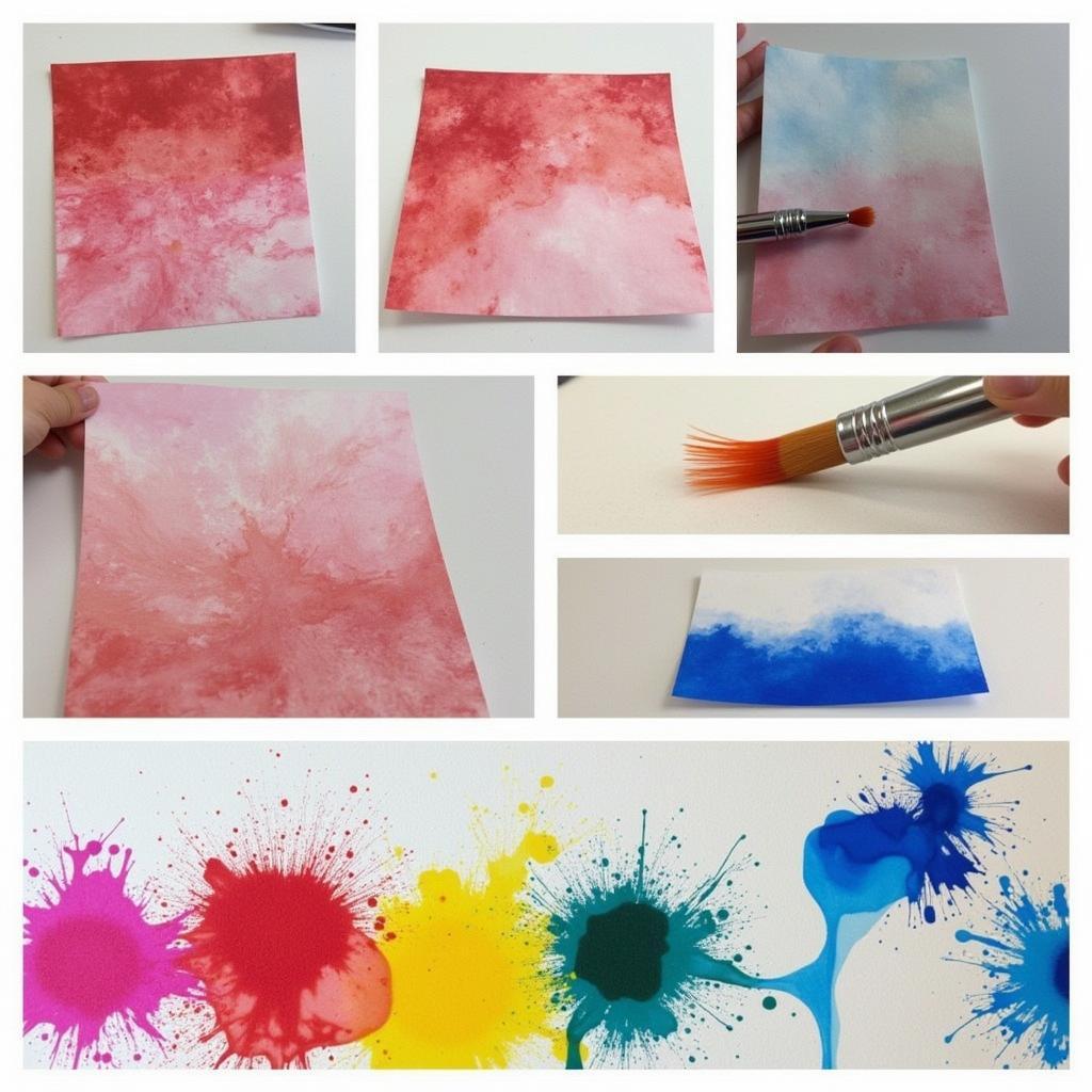 Various Techniques with Spectra Art Tissue