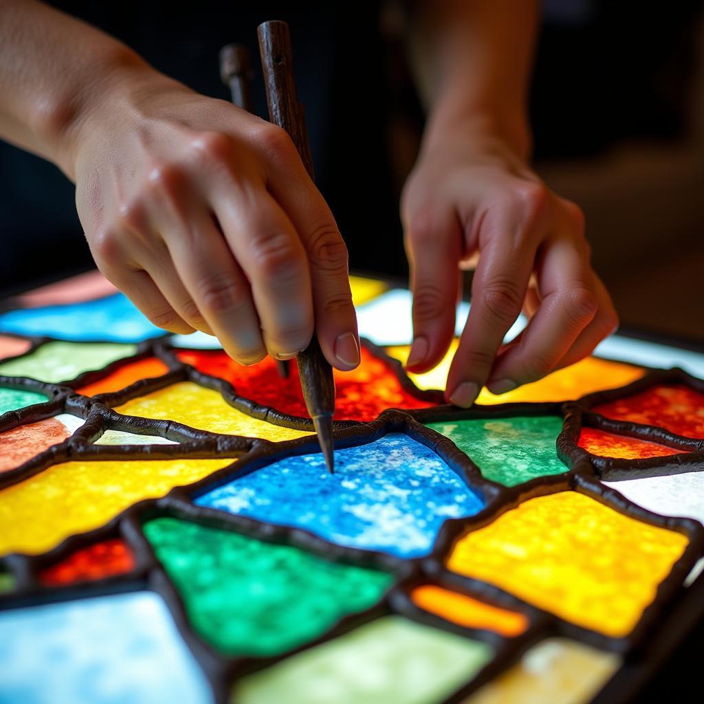 Stained Glass Creation Process