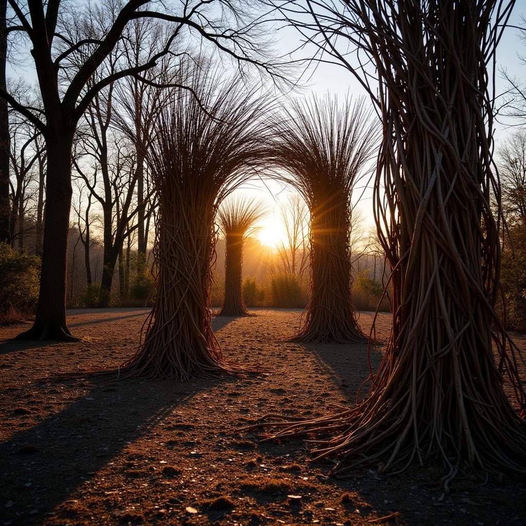 Stick Art Nature Installations