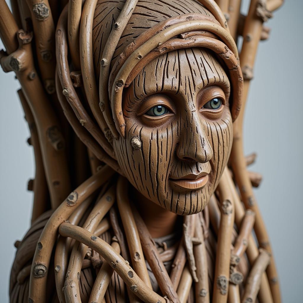 Stick Art Sculpture Figurative