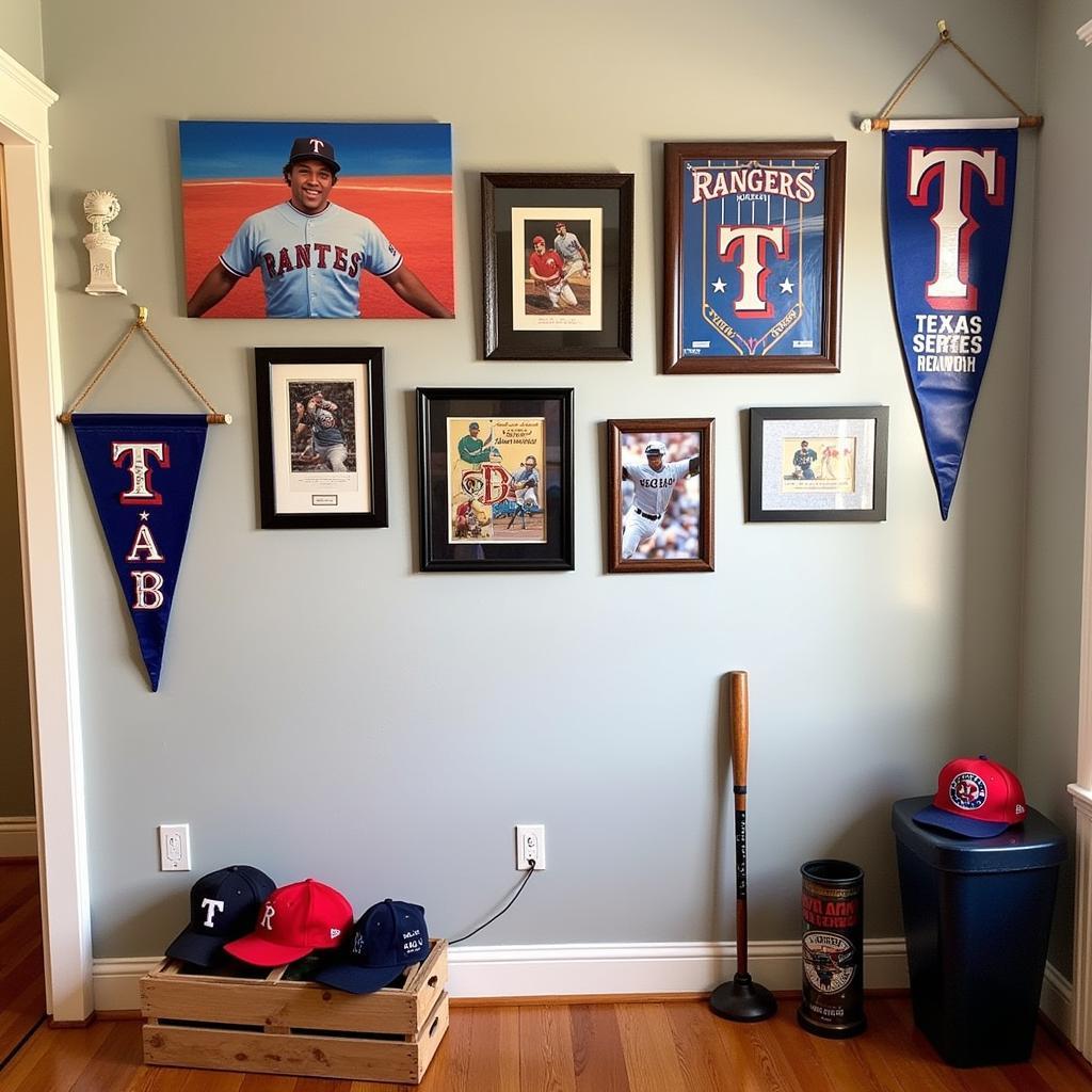 Texas Rangers World Series Fan Cave