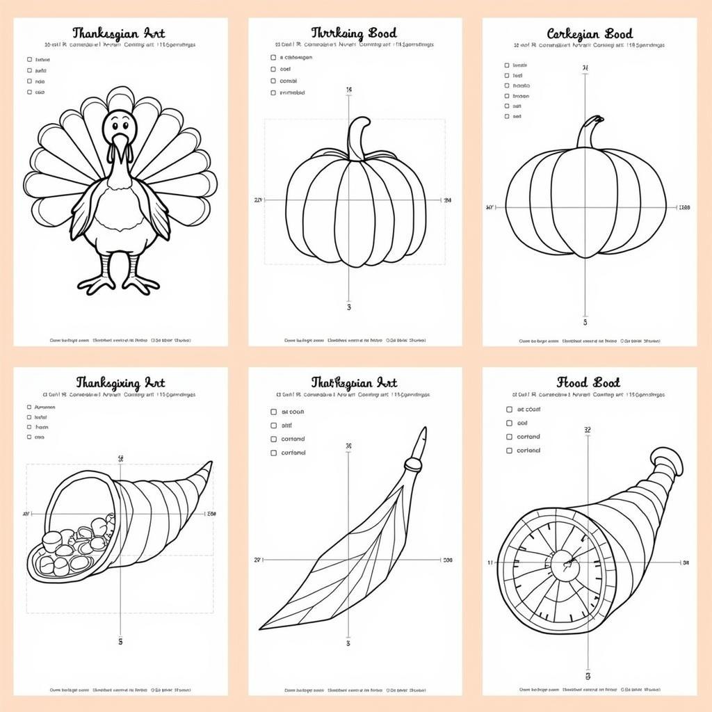 Thanksgiving Cartesian Art Templates