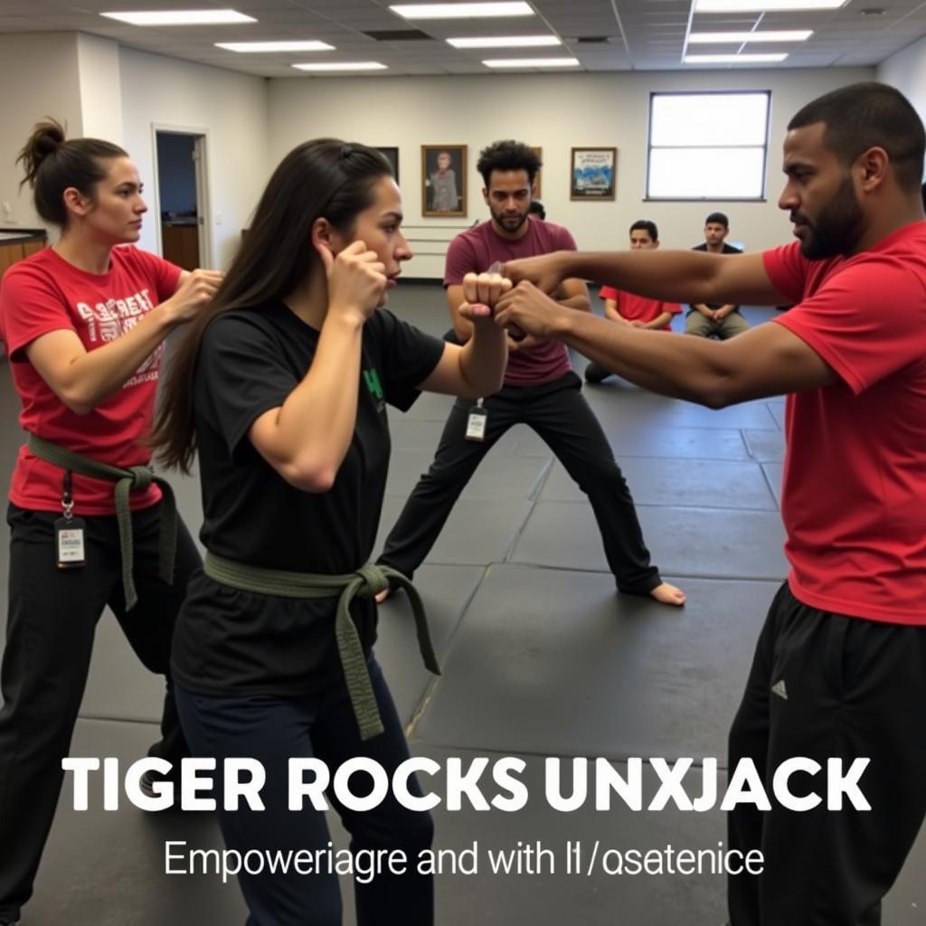 Adults training at Tiger Rock Martial Arts of Katy South