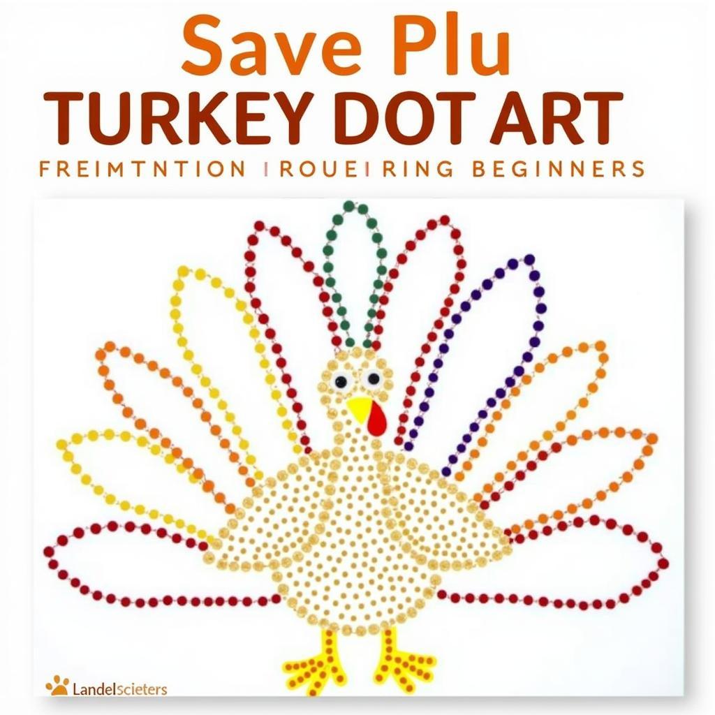 Turkey Dot Art for Beginners