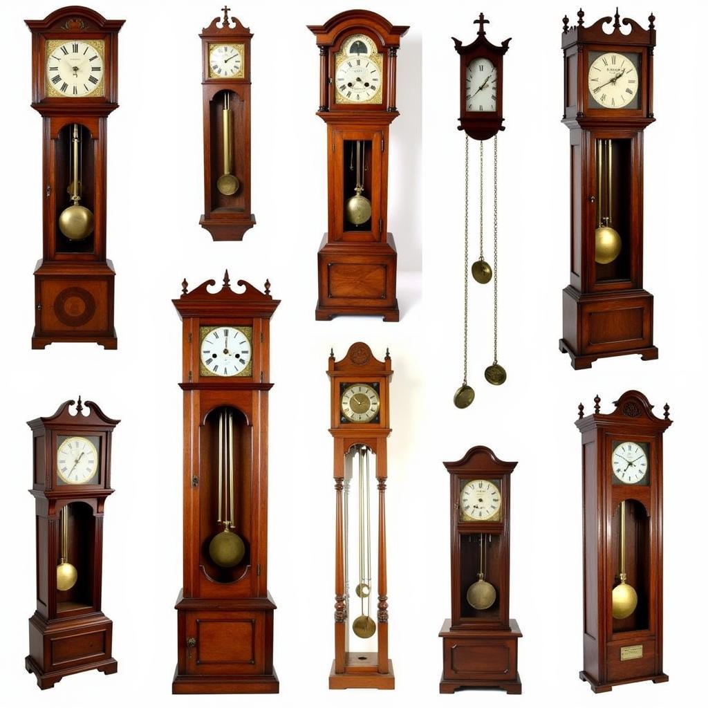 Variety of Arts and Crafts Clocks