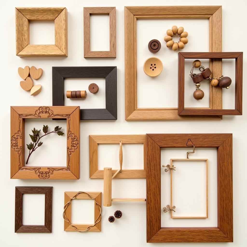 Various Wood Art Frame Kits Available