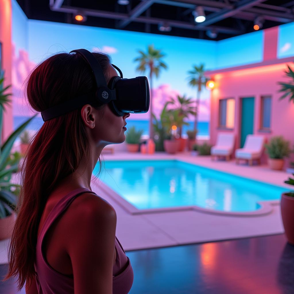 X-Art Carmen Poolside in Virtual Reality