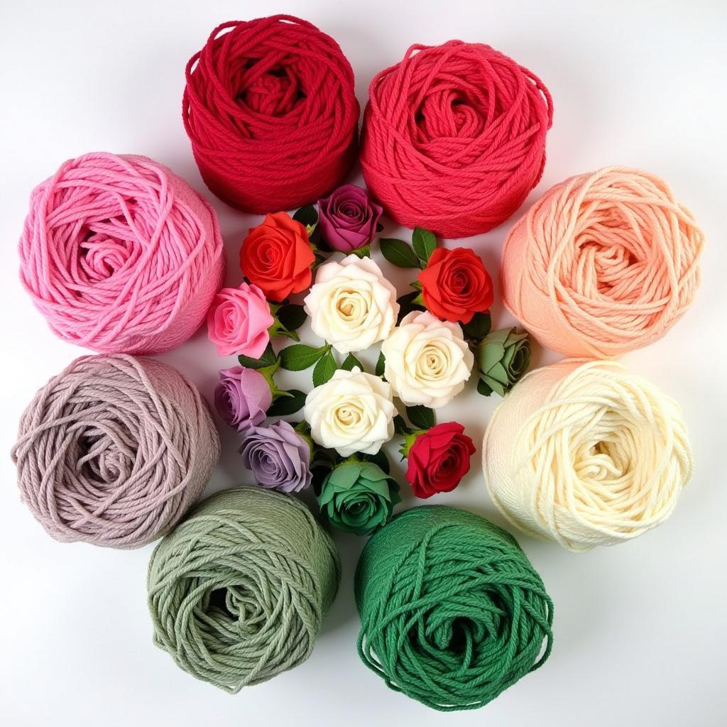 Yarn Rose Garden Color Palette