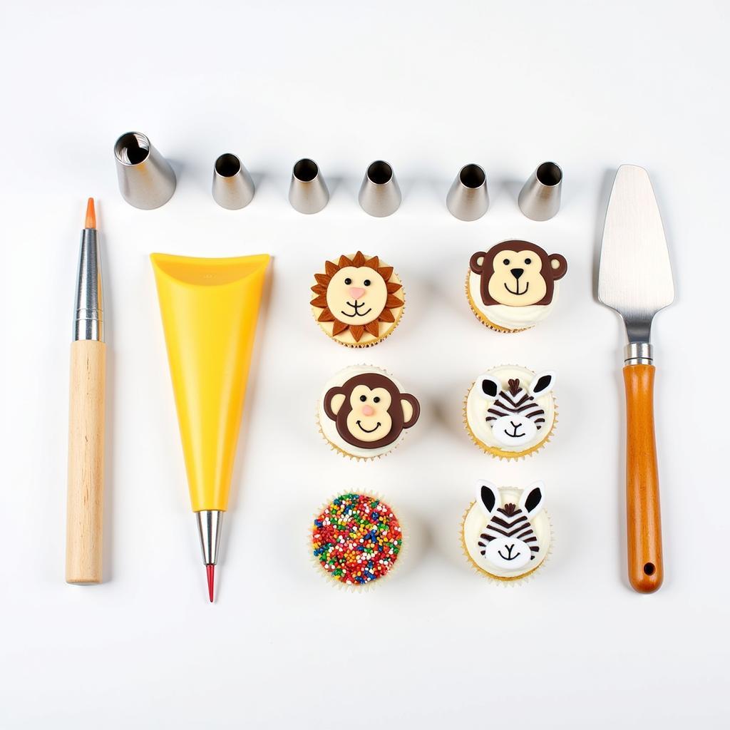 Essential Tools for Creating Zoo Cupcakes