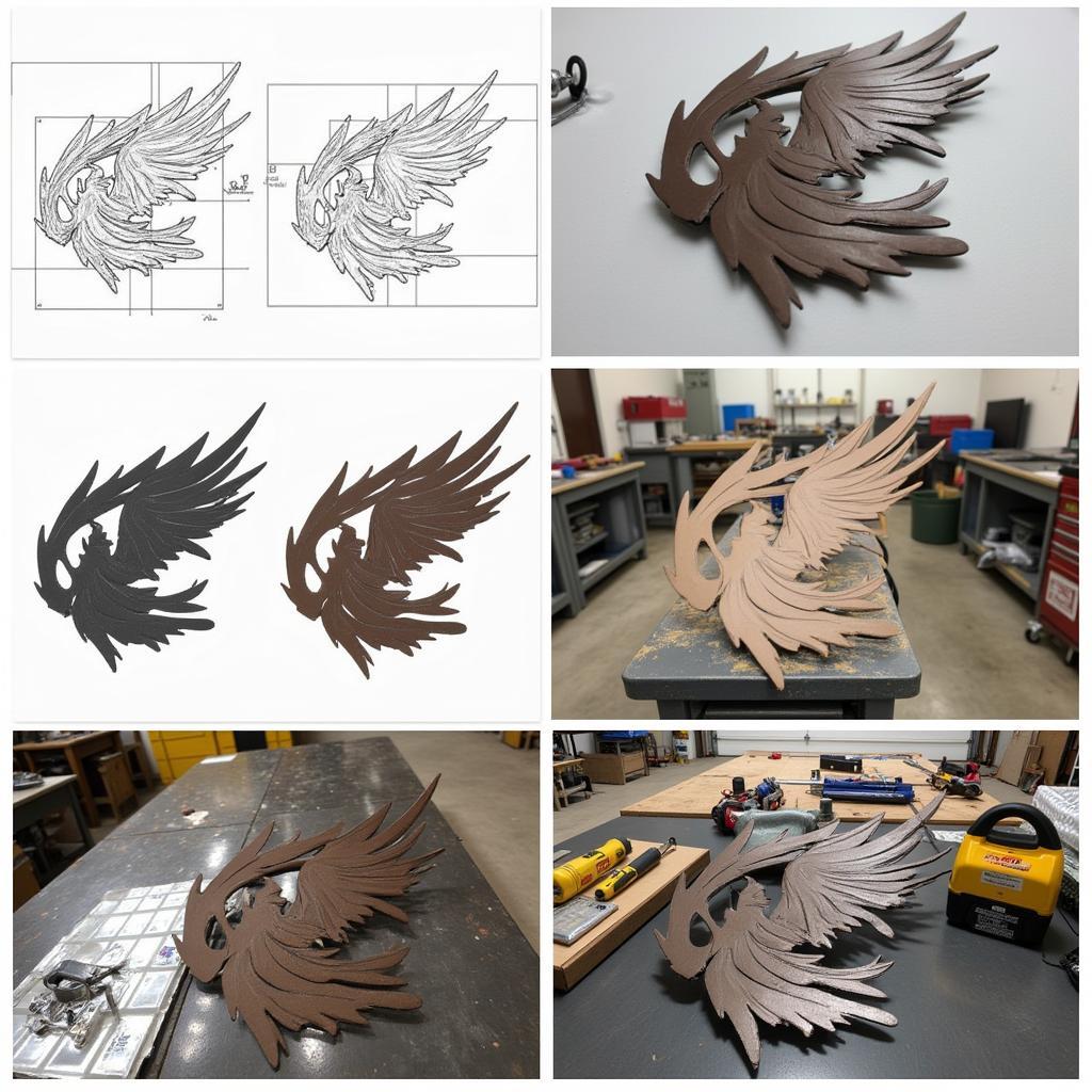 The Design Process for 3D Metal Wall Art