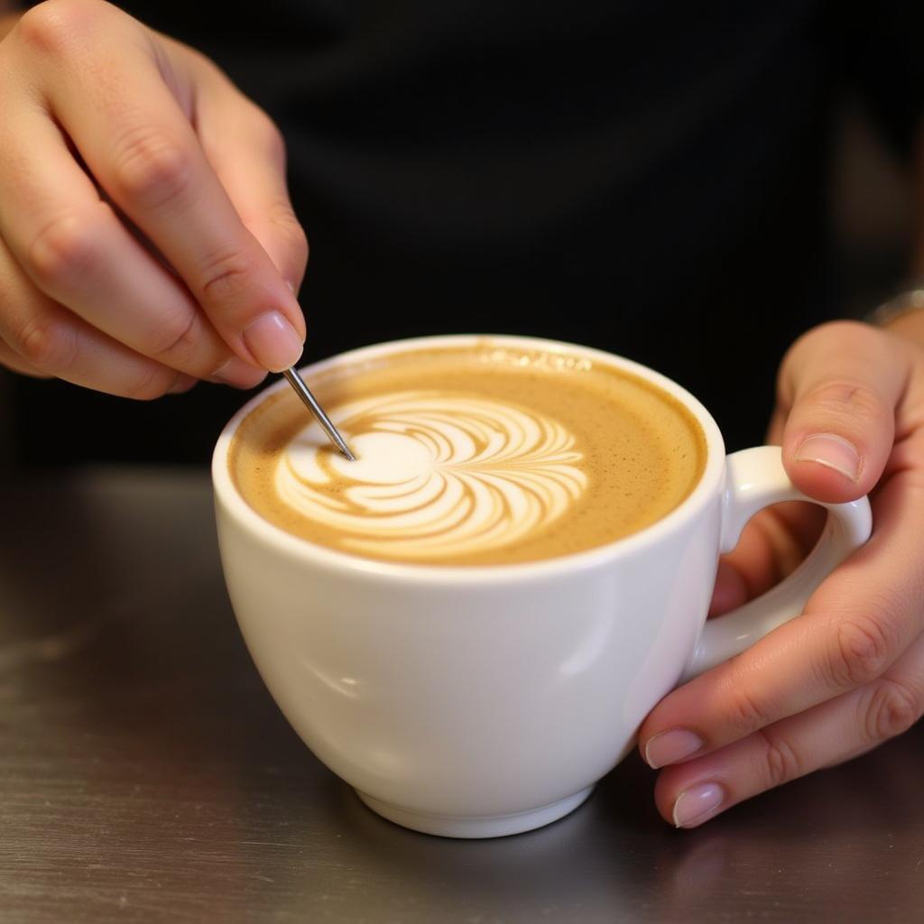 Advanced Coffee Art Techniques: Etching, Layering, and Using Tools