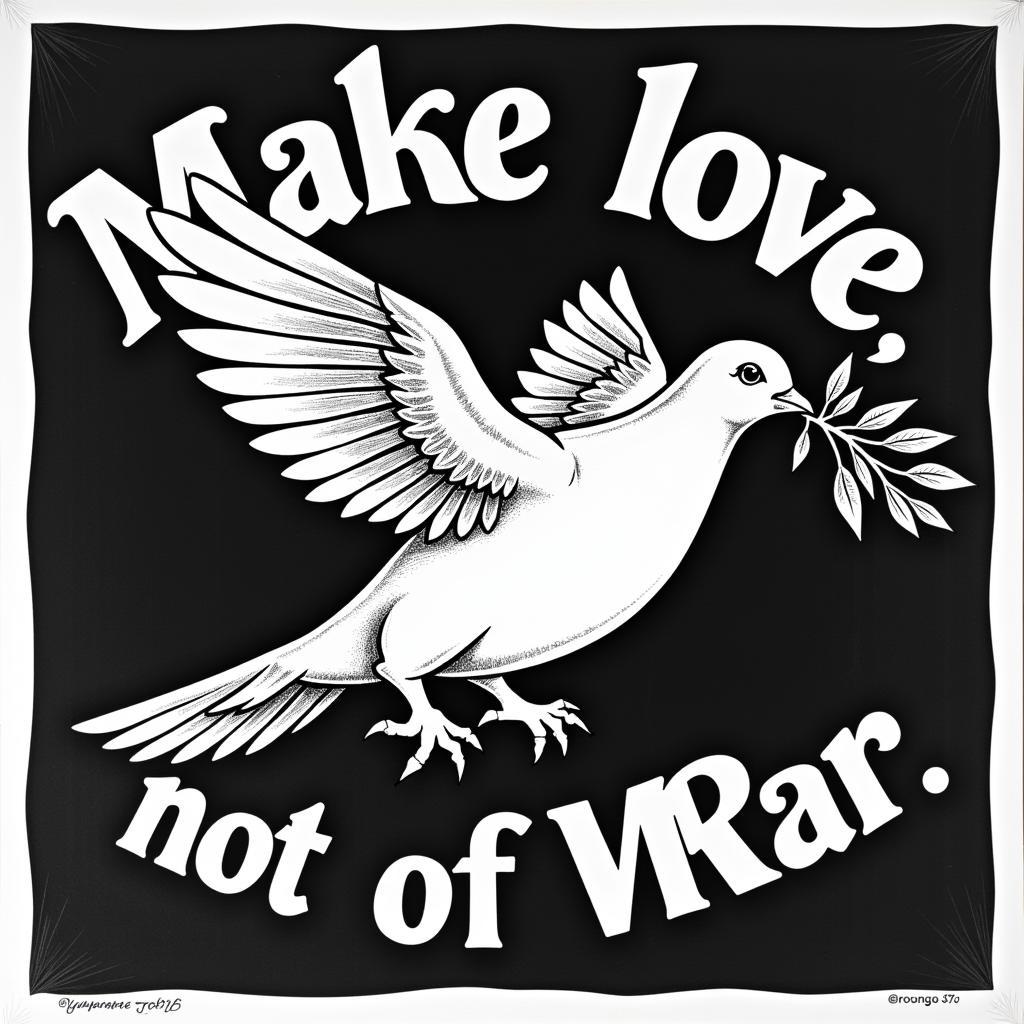 1960s Anti-War Protest Poster Art