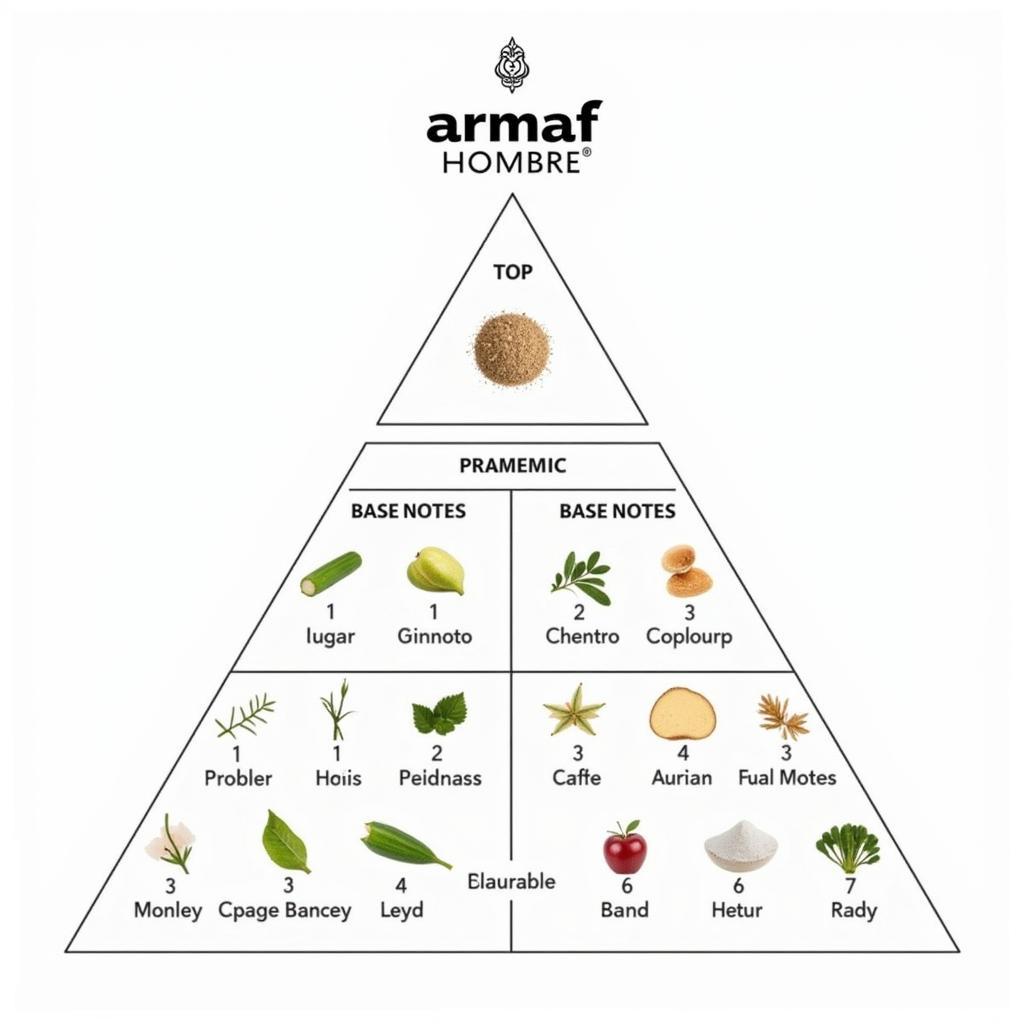 Armaf Hombre Fragrance Notes Diagram