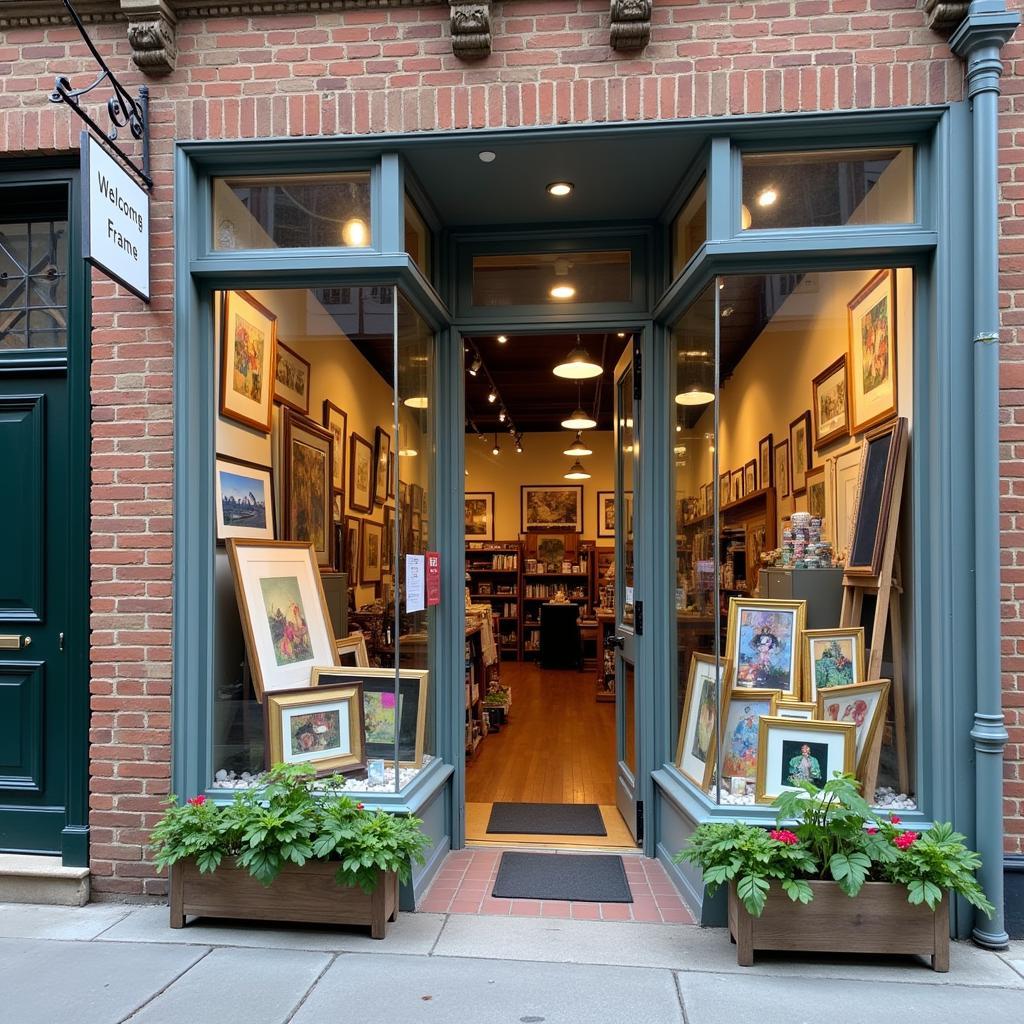 Art and Frame Shop Exterior