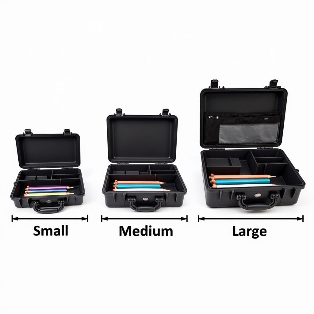 Comparing Sizes of Art Carry Cases