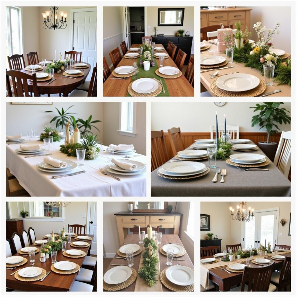 Different Table Setting Variations for Various Occasions