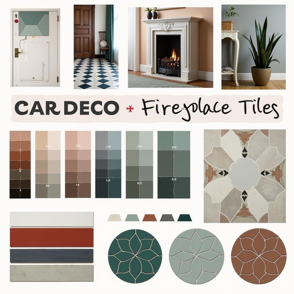 Selecting the Right Color Palette for Art Deco Fireplace Tiles