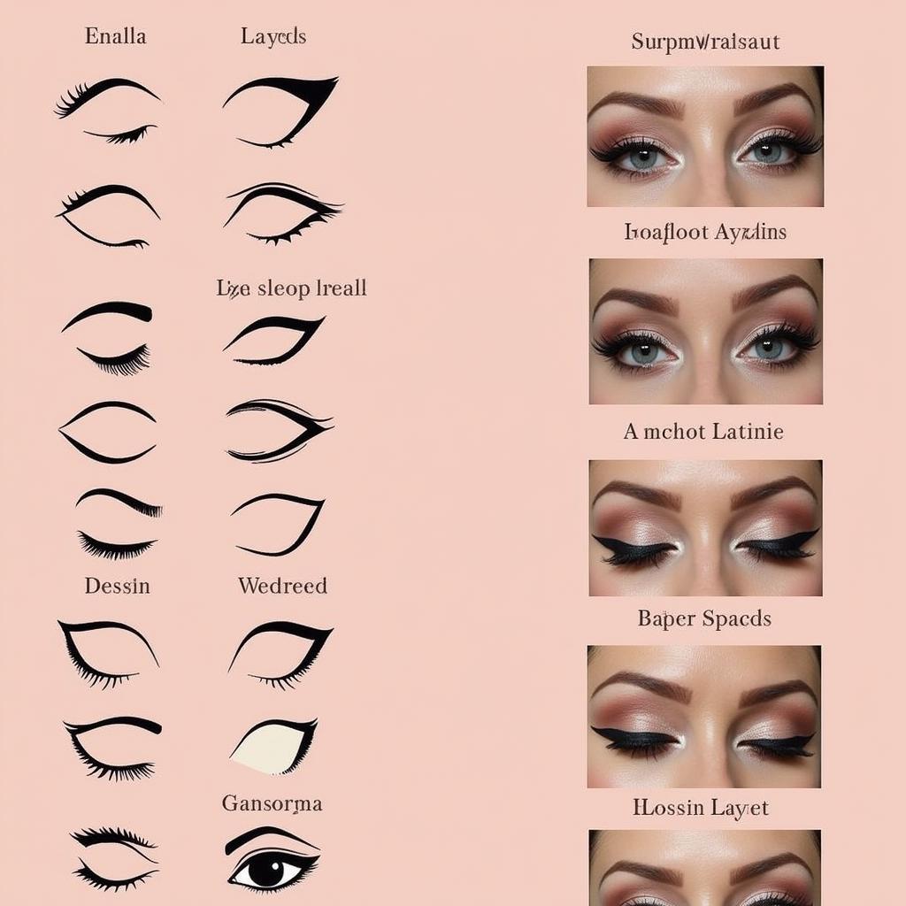 Graphic Art Eyeliner Designs