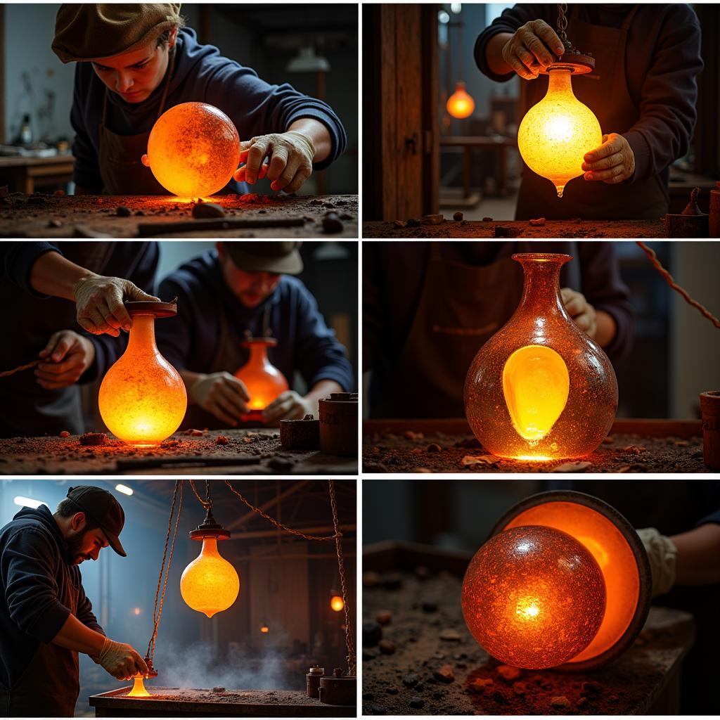 Art Glass Chandelier Creation Process