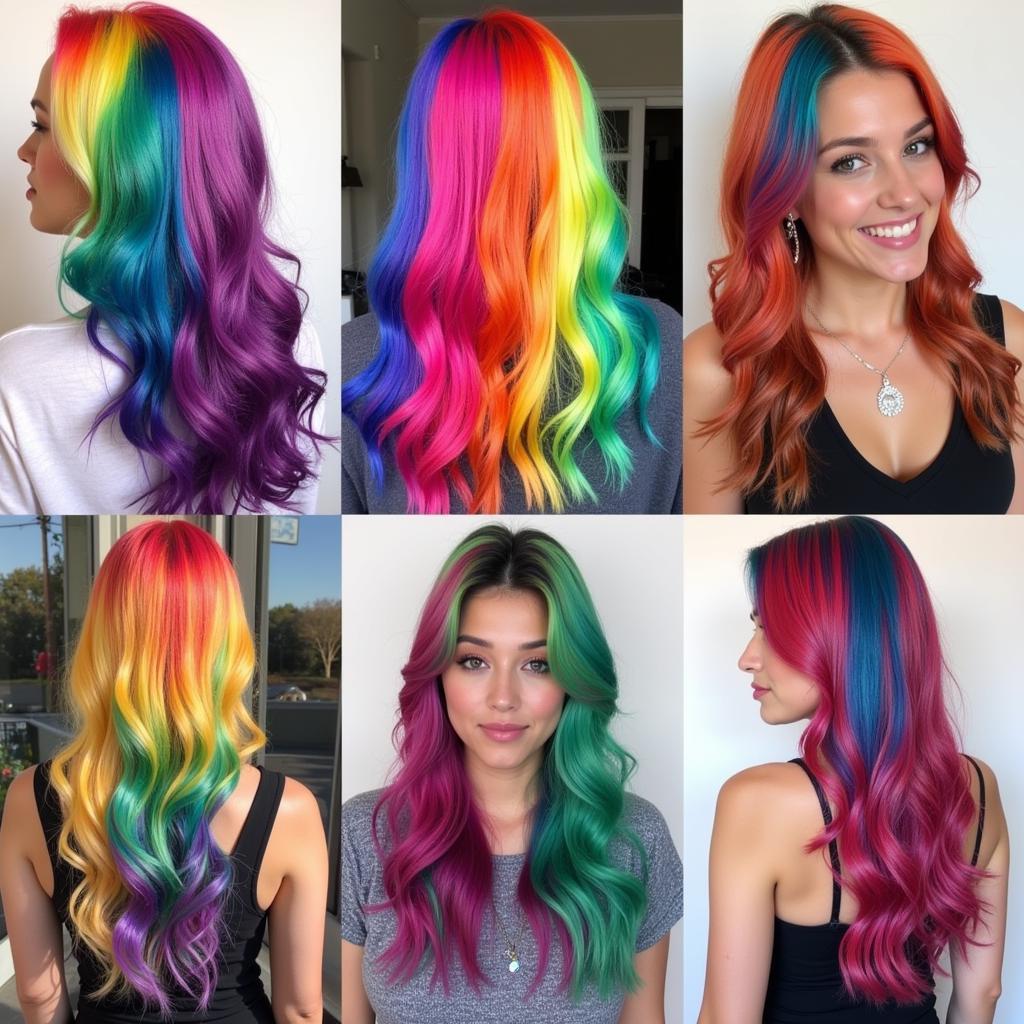 Vibrant Art Hair Color Styles