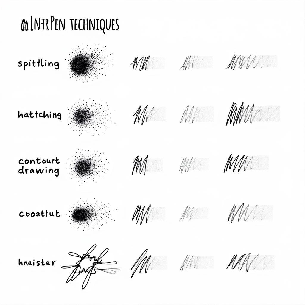 Essential Art Liner Pen Techniques and Strokes