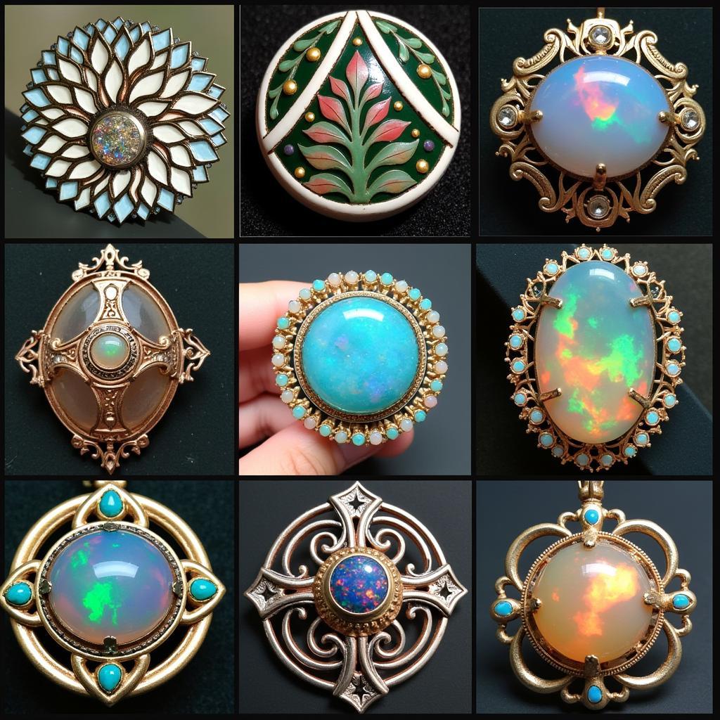 Art Nouveau Jewelry Materials and Techniques