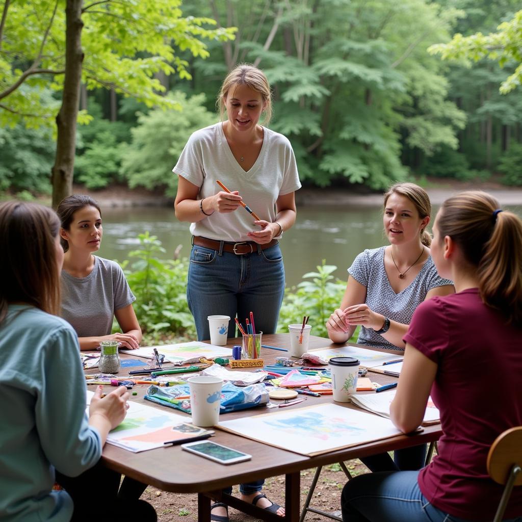 Artist Workshop at Art on the Kinni