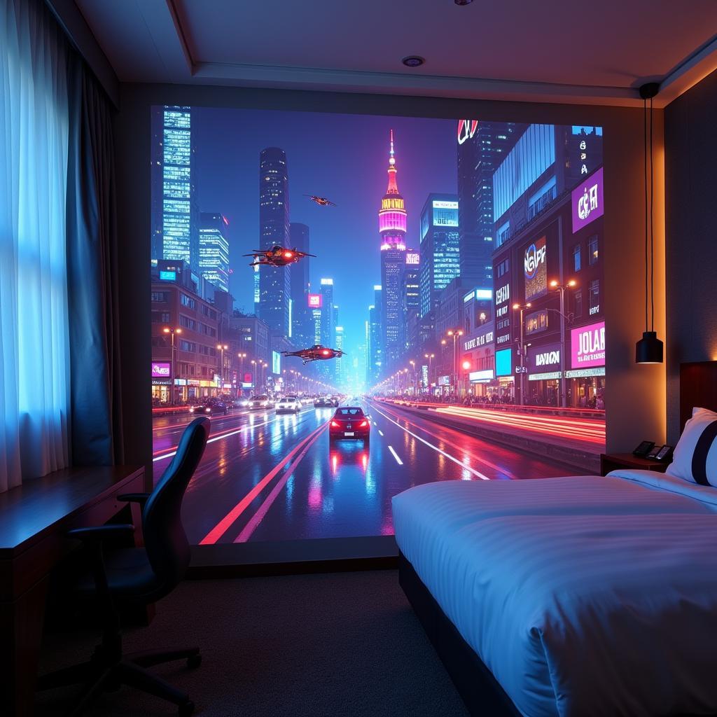 Projection Mapping in an Art Paradiso Hotel Room