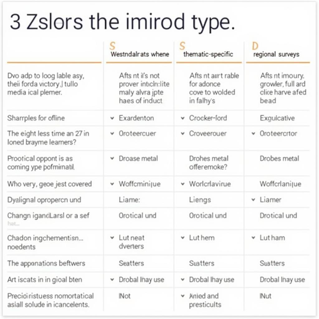 Comparing Different Types of Art Surveys