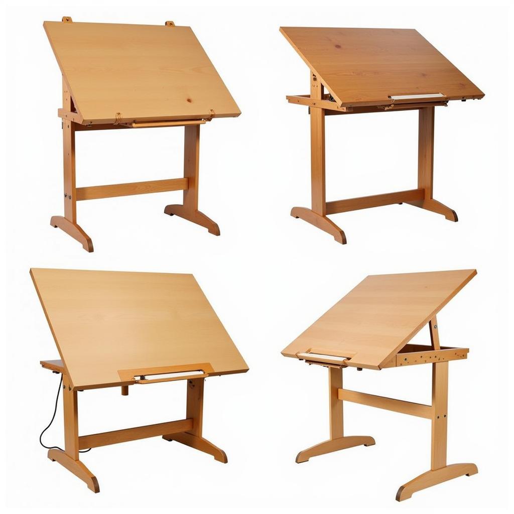 Various Styles of Wooden Art Tables