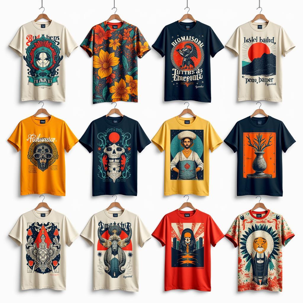 Artful T-shirt Designs Showcase