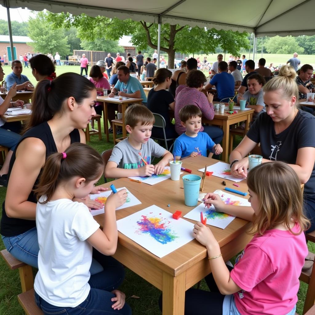 Family Activities at the Arts and Apples Festival