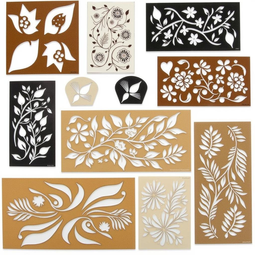 Nature-Inspired Arts and Crafts Stencils