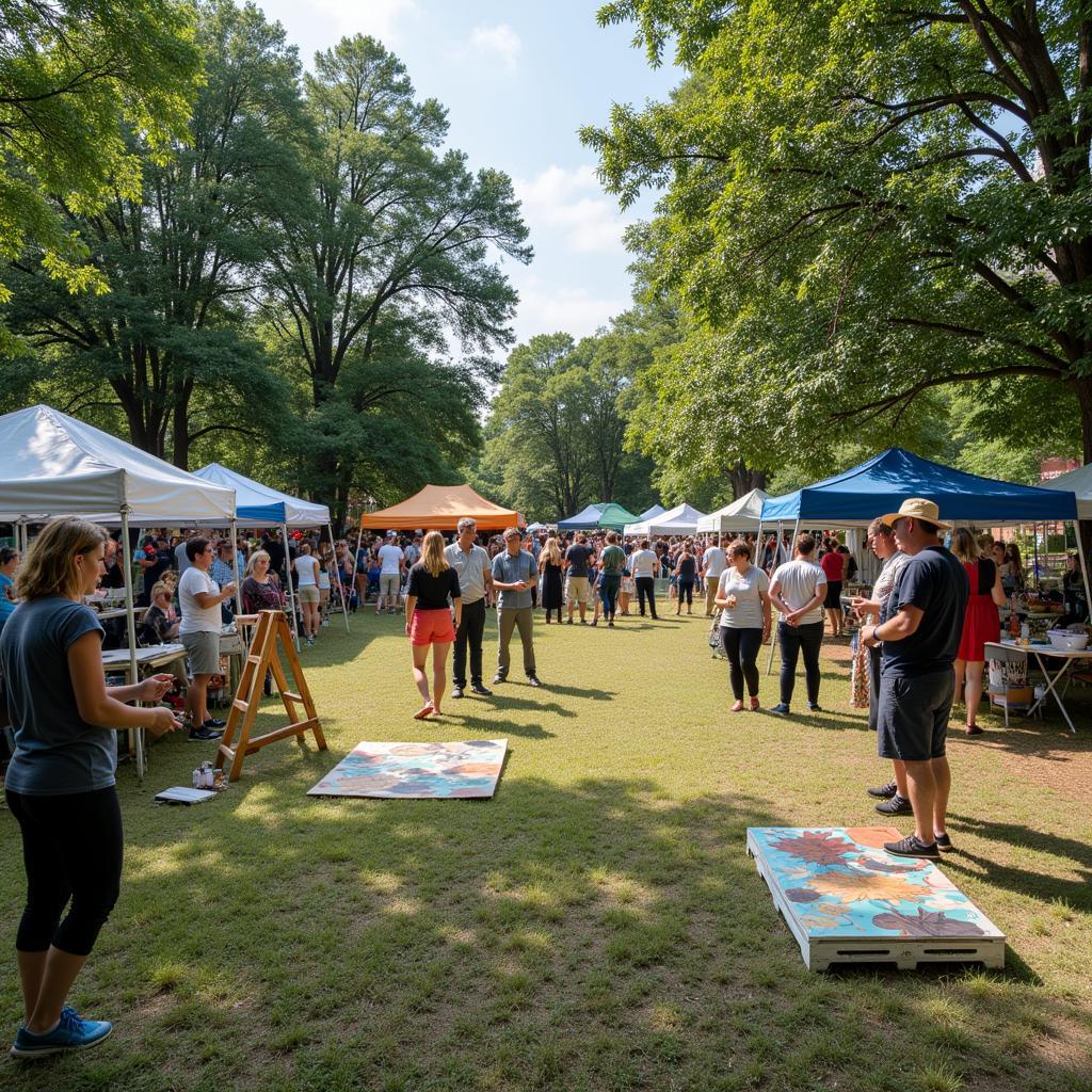 Community Art Event in Columbia SC