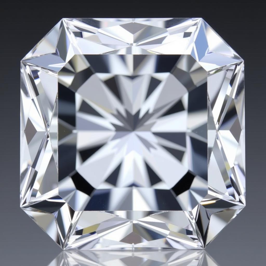 Asscher Cut Diamond Close-Up