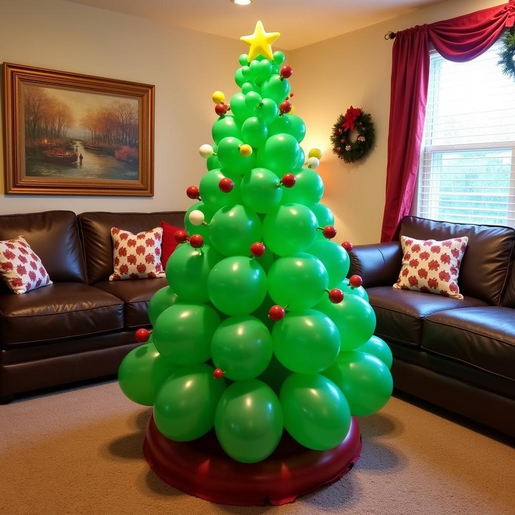 Balloon Art Christmas Tree