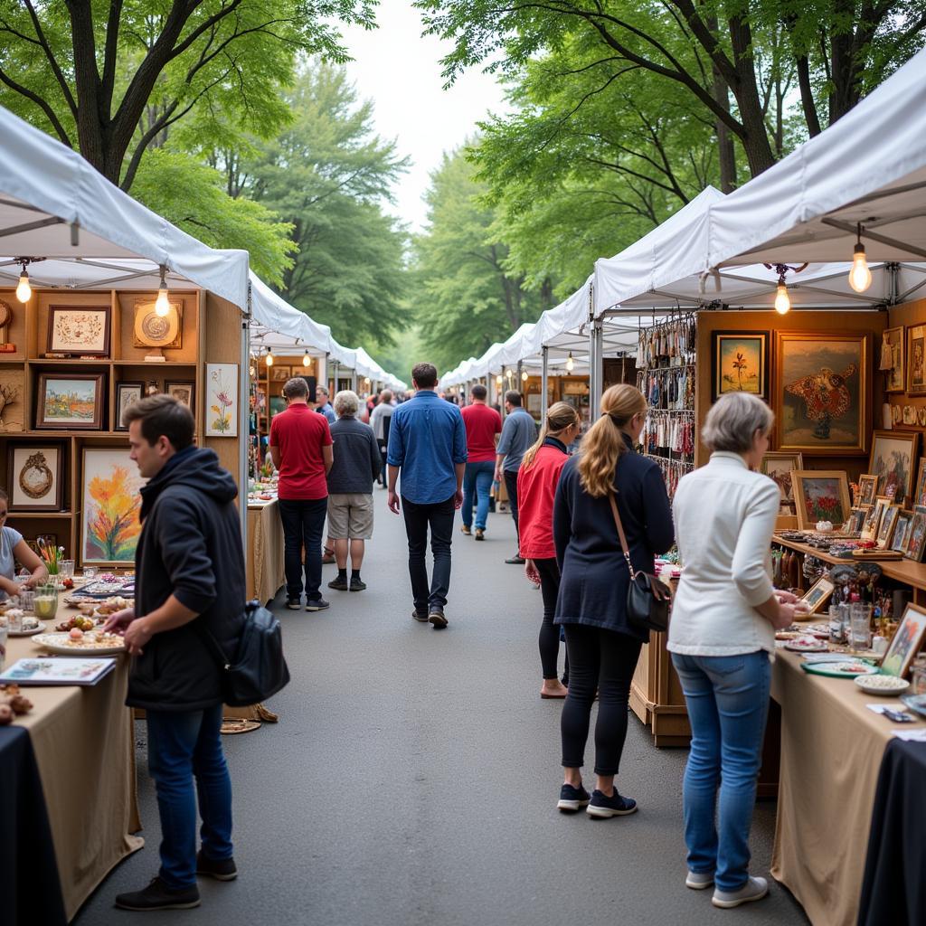 Local Art Vendors at Balsam Range Festival