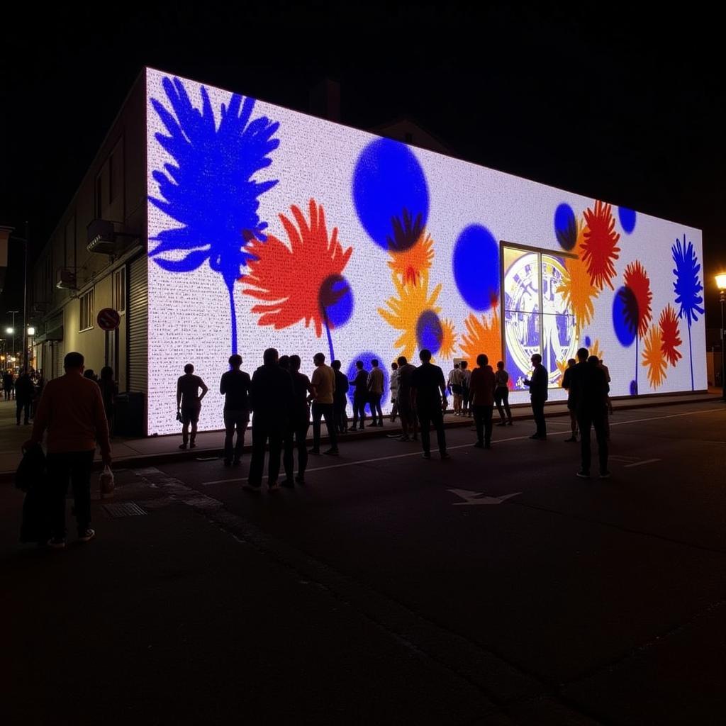 Digital Art Installation at Bay Shore Arts Festival