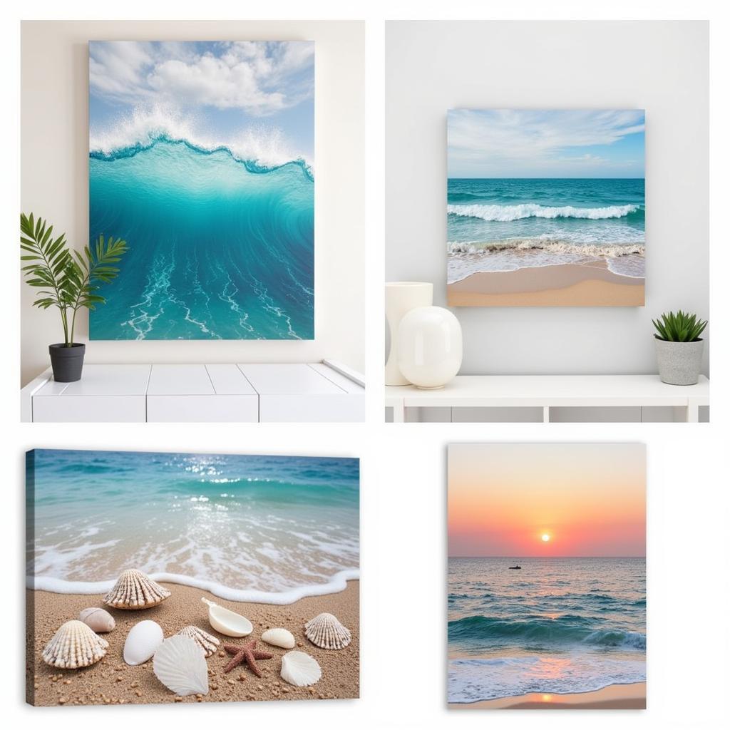 Coastal Wall Art Styles: Abstract, Realistic, and Photographic