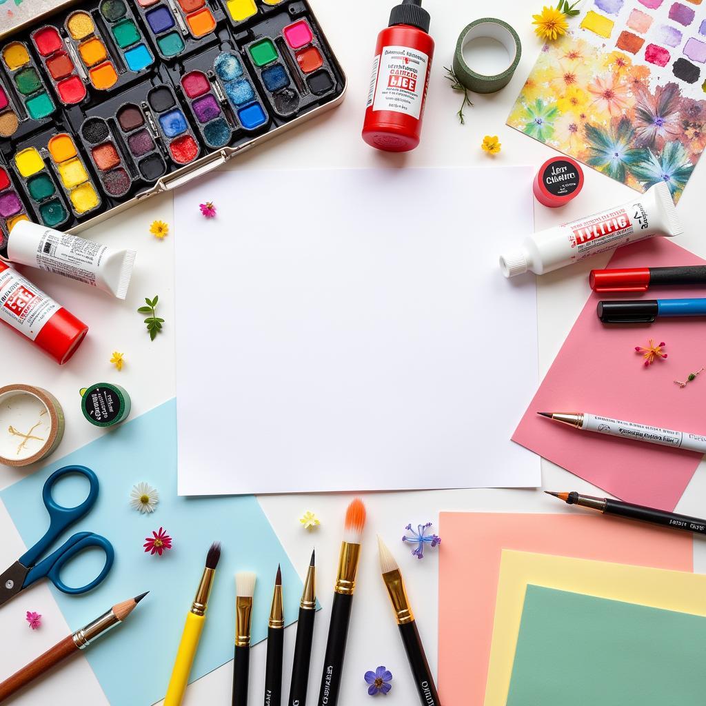 Essential Art Supplies for Creating Birthday Cards