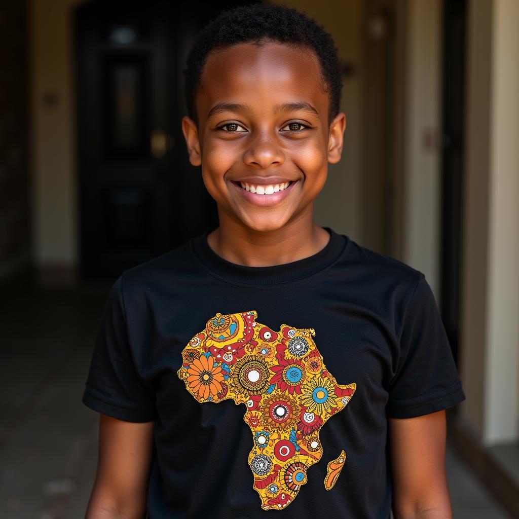 Black Art T-shirt Representing Cultural Pride