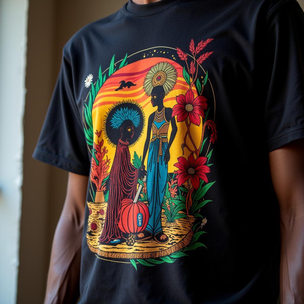 Black Art Tee Shirt as a Form of Cultural Representation