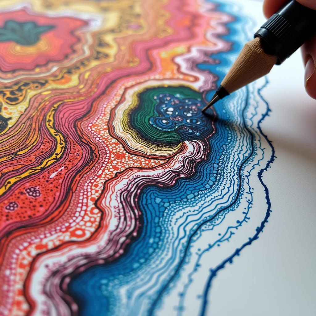 Intricate Blotter Art Details