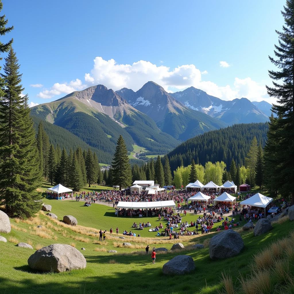 Breckenridge Art Festival Mountain View