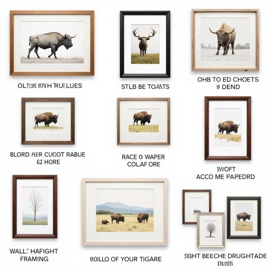 Framing Options for Buffalo Wall Art