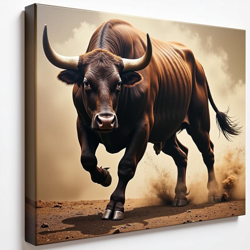 Bull Wall Art Symbolism