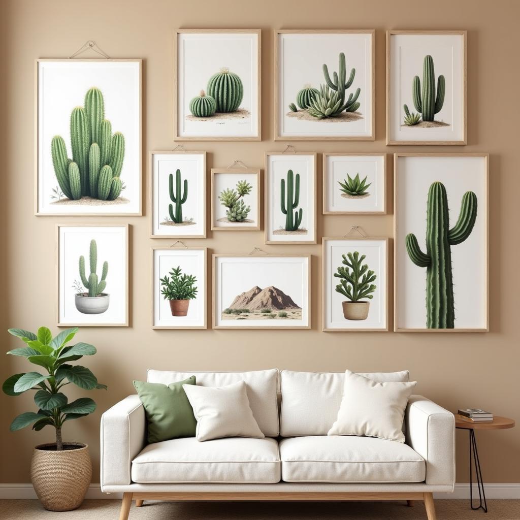 Cactus Gallery Wall